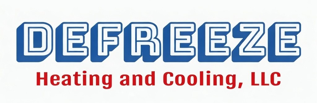 DeFreeze Heating & Cooling Logo